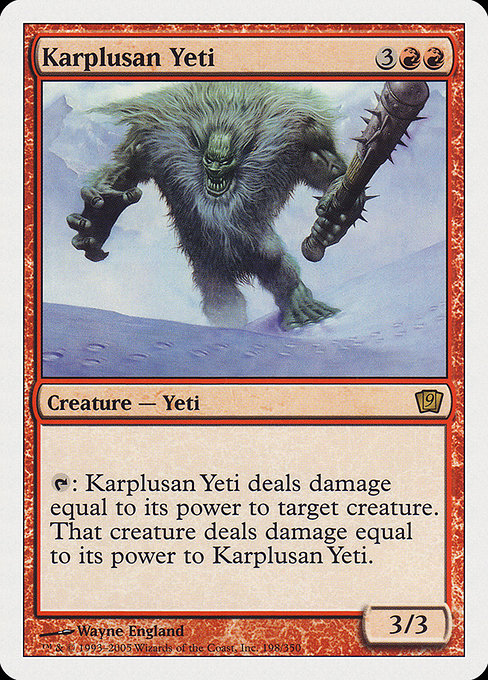 Karplusan Yeti [Ninth Edition - 198]