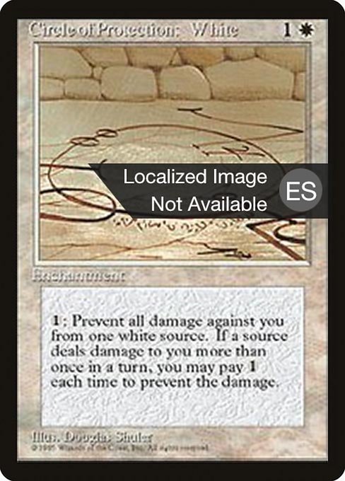 Circle of Protection: White [Fourth Edition Foreign Black Border - 18]