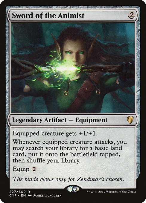 Sword of the Animist [Commander 2017 - 227]