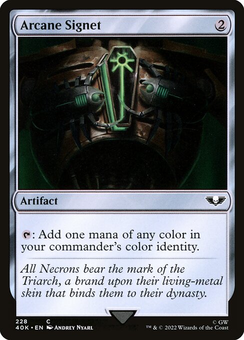 Arcane Signet [Warhammer 40,000 Commander - 228]