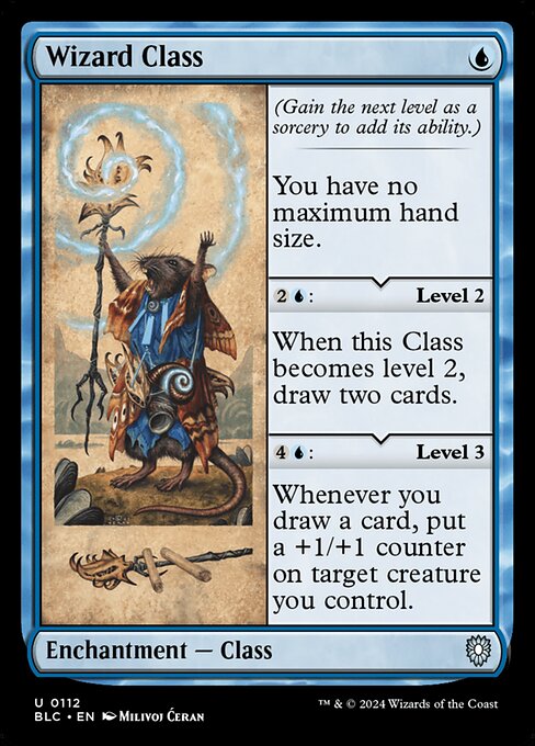 Wizard Class [Bloomburrow Commander - 112]