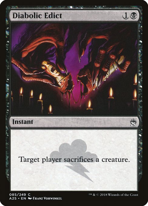 Diabolic Edict [Masters 25 - 85]