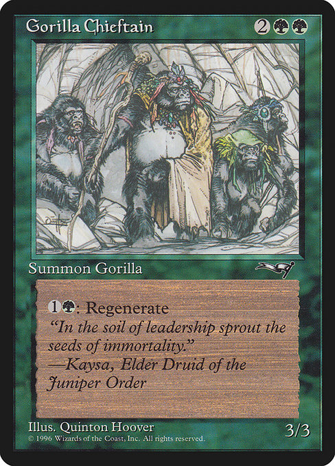 Gorilla Chieftain [Alliances - 94b]