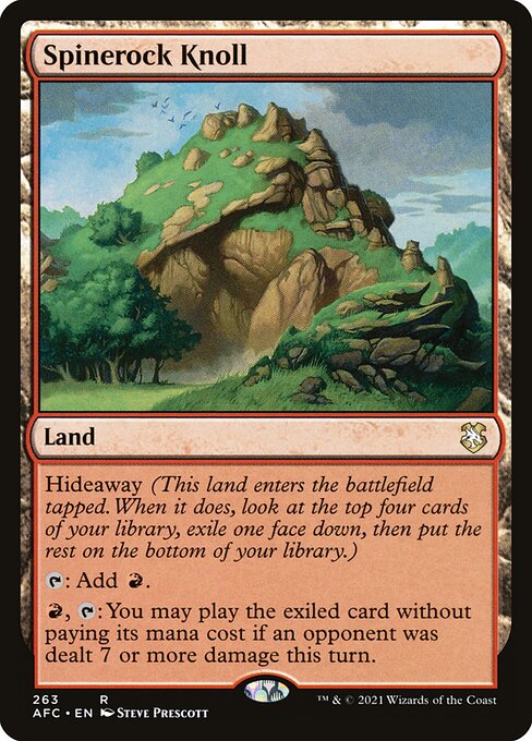 Spinerock Knoll [Forgotten Realms Commander - 263]