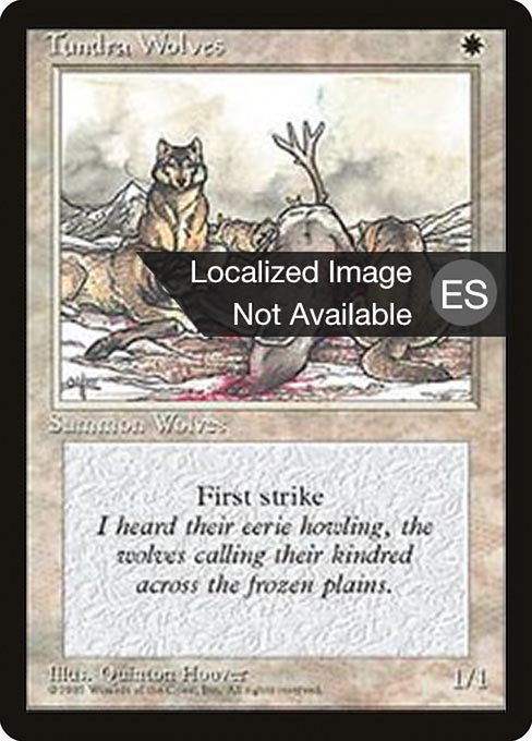 Tundra Wolves [Fourth Edition Foreign Black Border - 53]