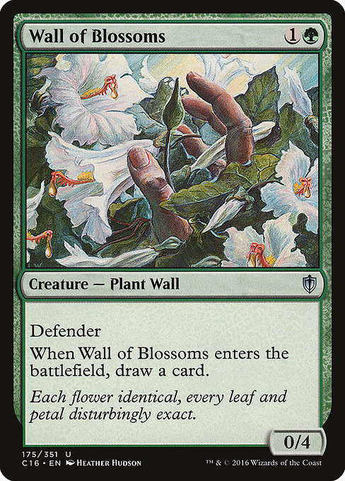 Wall of Blossoms [Commander 2016 - 175]