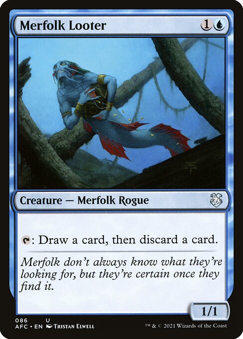 Merfolk Looter [Forgotten Realms Commander - 86]