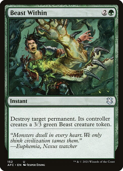 Beast Within [Forgotten Realms Commander - 152]