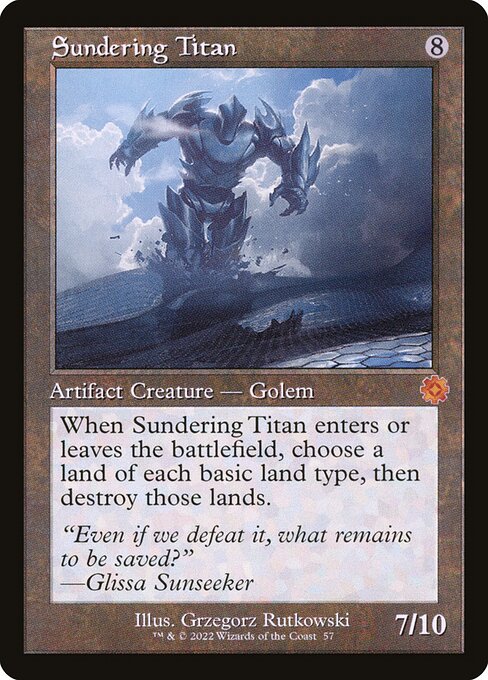 Sundering Titan [The Brothers' War Retro Artifacts - 57]