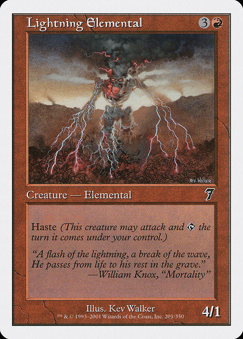 Lightning Elemental [Seventh Edition - 201]