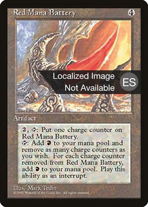 Red Mana Battery [Fourth Edition Foreign Black Border - 343]