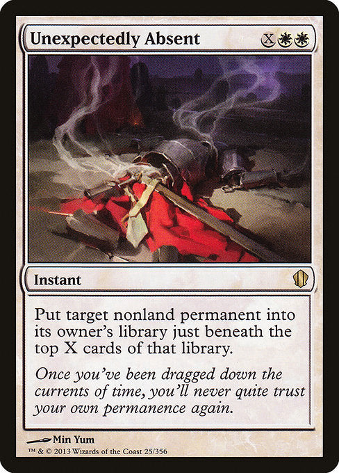 Unexpectedly Absent [Commander 2013 - 25]
