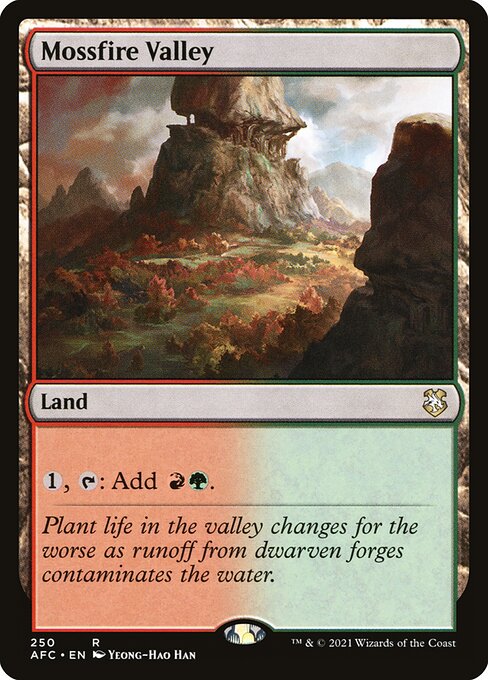 Mossfire Valley [Forgotten Realms Commander - 250]