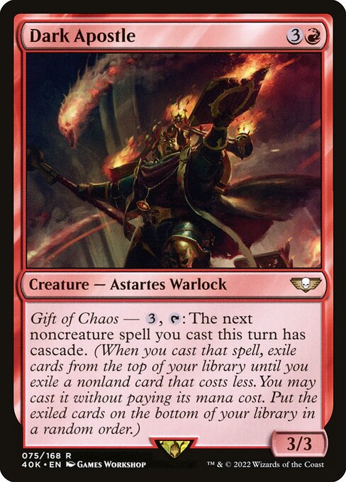 Dark Apostle [Warhammer 40,000 Commander - 75]