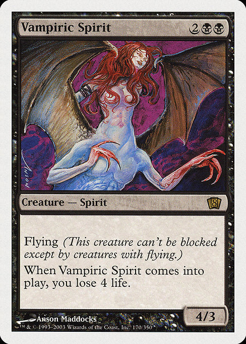 Vampiric Spirit [Eighth Edition - 170]
