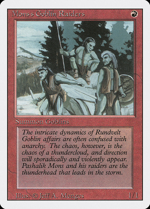 Mons's Goblin Raiders [Revised Edition - 167]