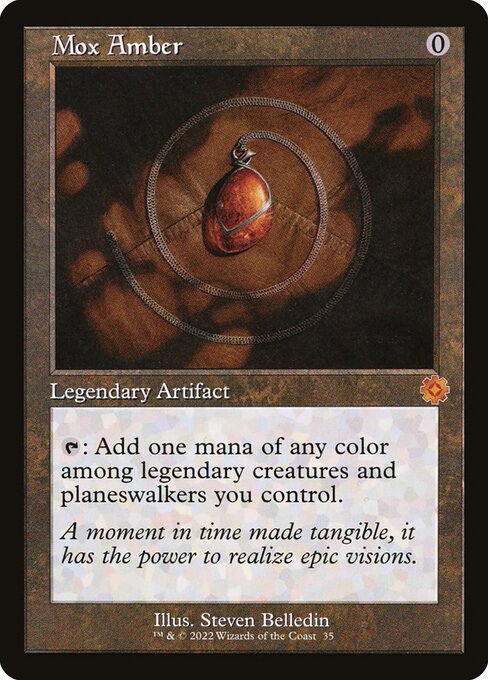 Mox Amber [The Brothers' War Retro Artifacts - 35]