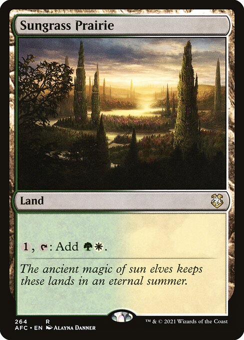 Sungrass Prairie [Forgotten Realms Commander - 264]