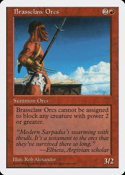 Brassclaw Orcs [Fifth Edition - 213]