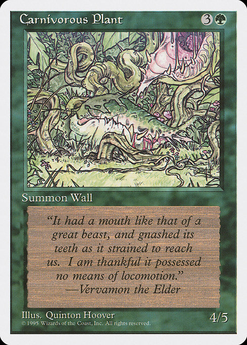 Carnivorous Plant [Fourth Edition - 235]