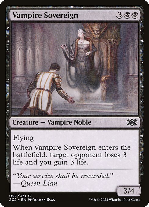 Vampire Sovereign [Double Masters 2022 - 97]