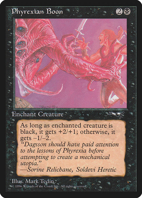 Phyrexian Boon [Alliances - 58b]