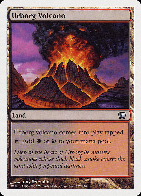 Urborg Volcano [Eighth Edition - 327]