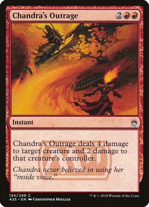Chandra's Outrage [Masters 25 - 124]