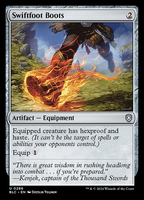 Swiftfoot Boots [Bloomburrow Commander - 286]