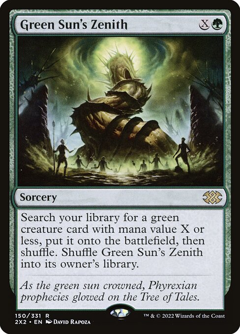 Green Sun's Zenith [Double Masters 2022 - 150]