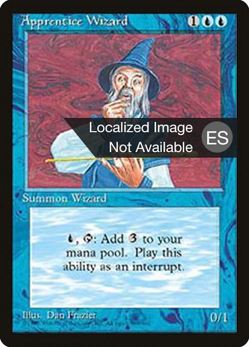 Apprentice Wizard [Fourth Edition Foreign Black Border - 61]