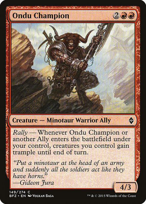 Ondu Champion [Battle for Zendikar - 149]