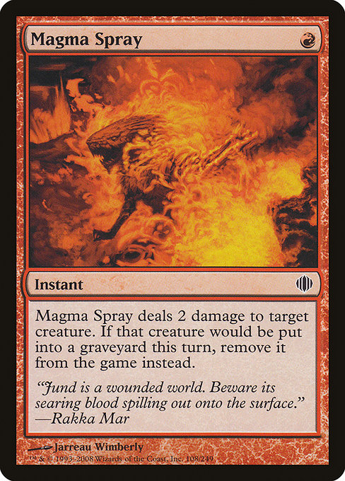 Magma Spray [Shards of Alara - 108]