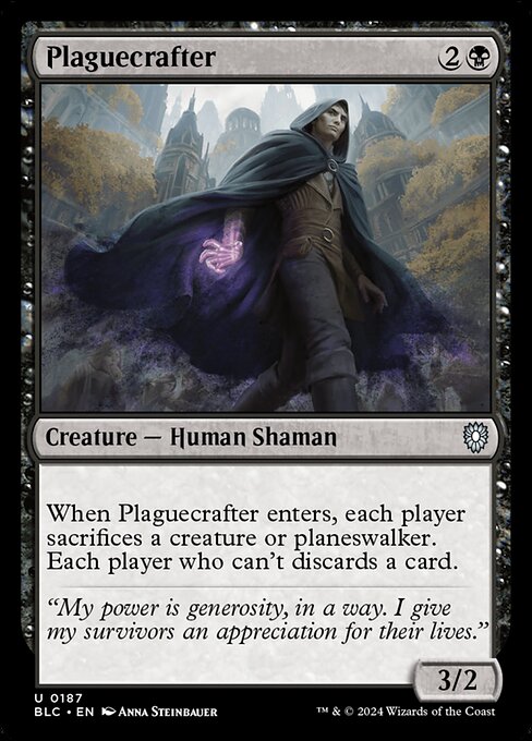Plaguecrafter [Bloomburrow Commander - 187]
