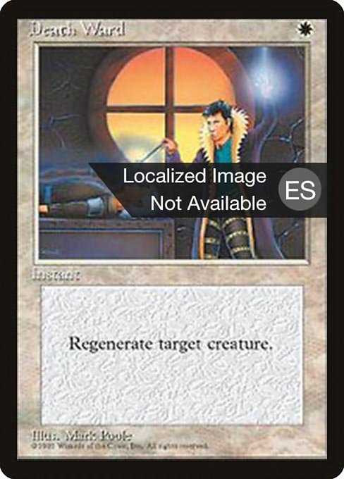 Death Ward [Fourth Edition Foreign Black Border - 21]