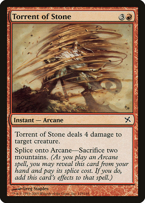 Torrent of Stone [Betrayers of Kamigawa - 119]