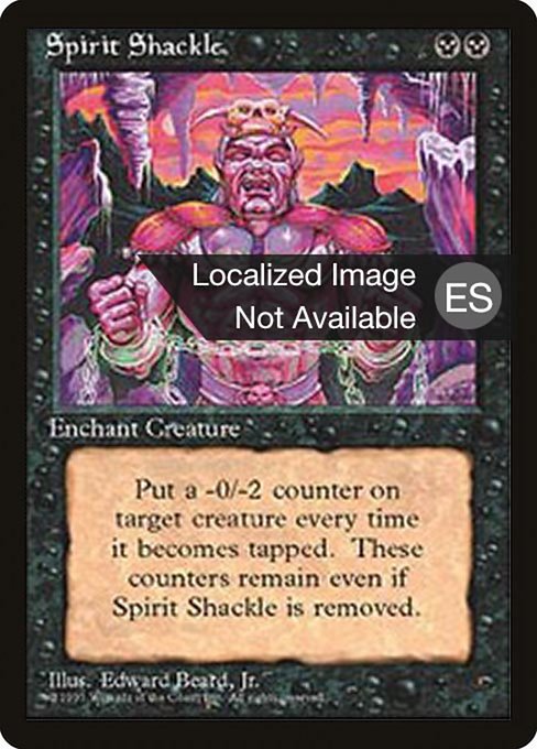 Spirit Shackle [Fourth Edition Foreign Black Border - 163]