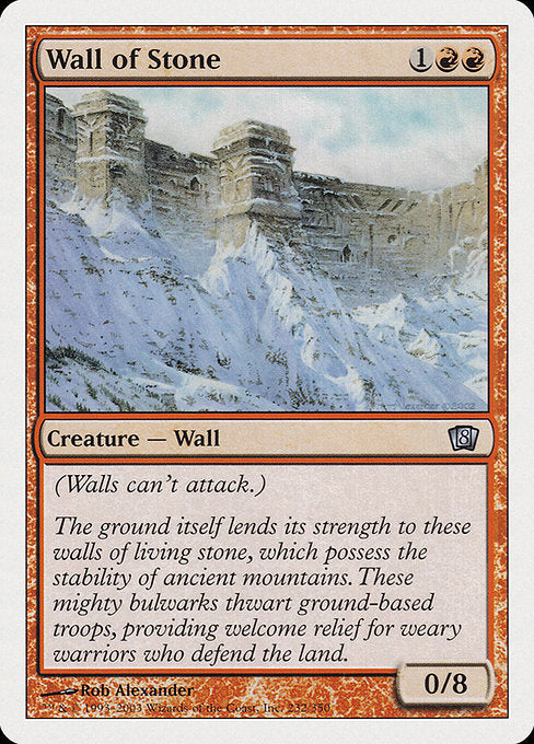 Wall of Stone [Eighth Edition - 232]