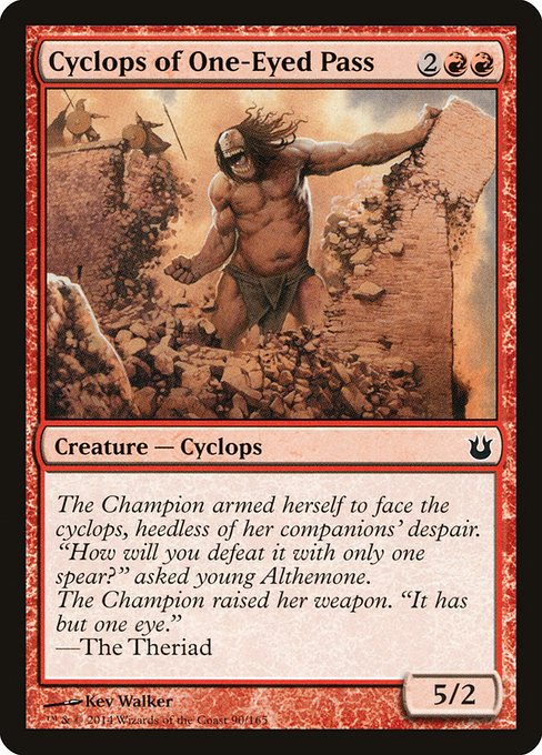 Cyclops of One-Eyed Pass [Born of the Gods - 90]