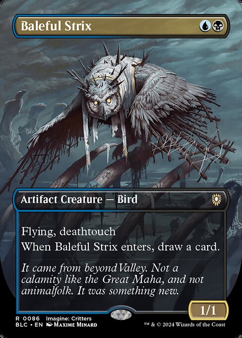 Baleful Strix [Bloomburrow Commander - 86]