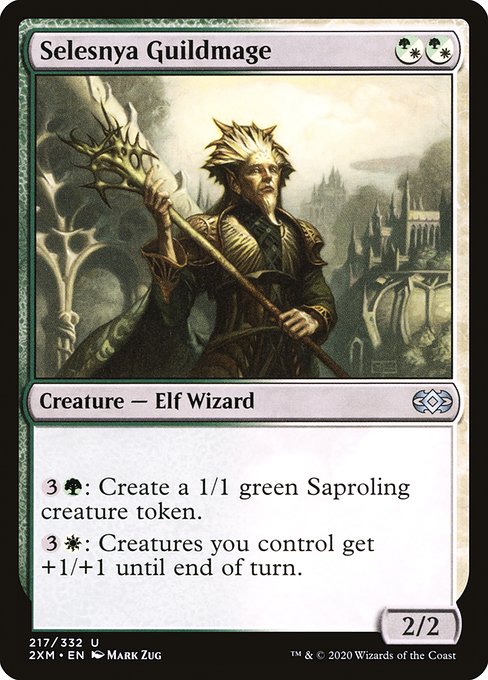 Selesnya Guildmage [Double Masters - 217]