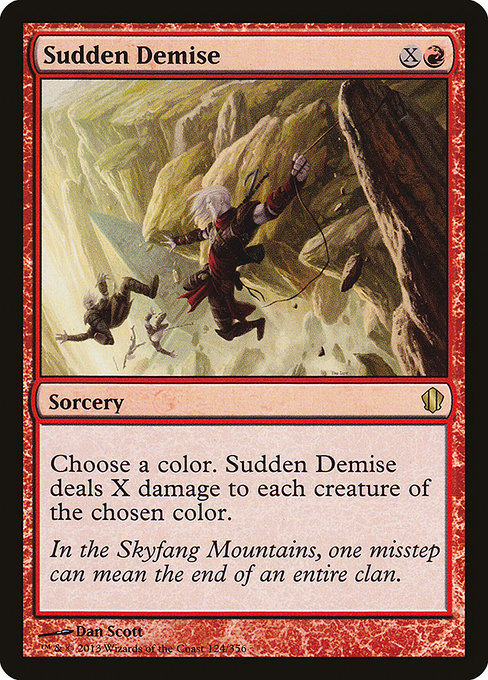 Sudden Demise [Commander 2013 - 124]