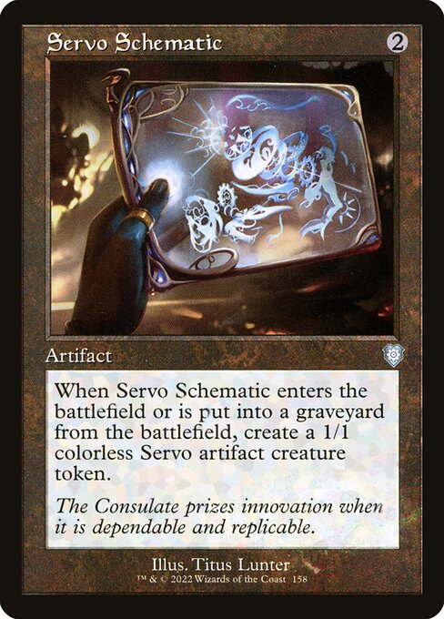 Servo Schematic [The Brothers' War Commander - 158]