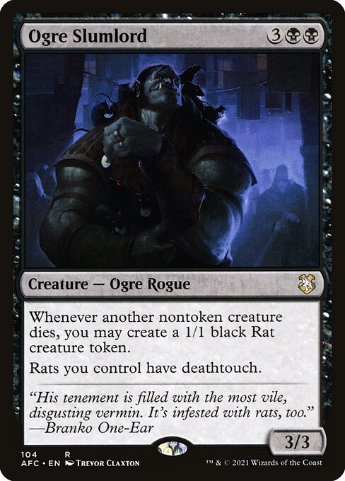 Ogre Slumlord [Forgotten Realms Commander - 104]