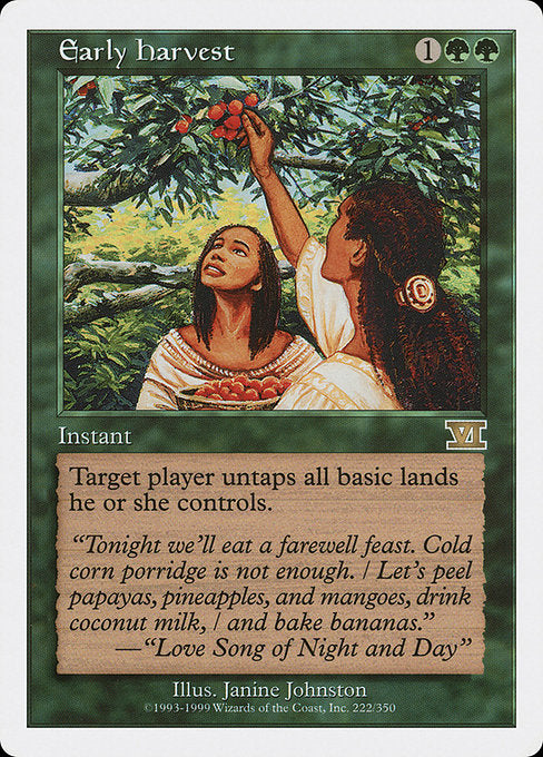 Early Harvest [Classic Sixth Edition - 222]