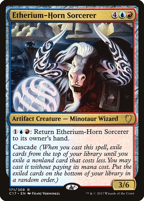 Etherium-Horn Sorcerer [Commander 2017 - 171]
