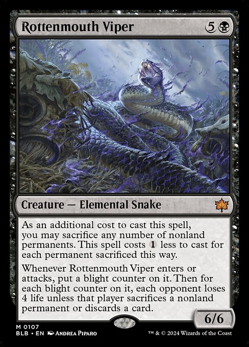 Rottenmouth Viper [Bloomburrow - 107]