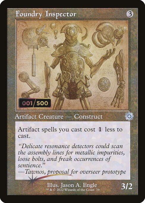 Foundry Inspector [The Brothers' War Retro Artifacts - 79z]