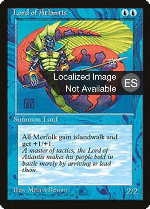 Lord of Atlantis [Fourth Edition Foreign Black Border - 82]