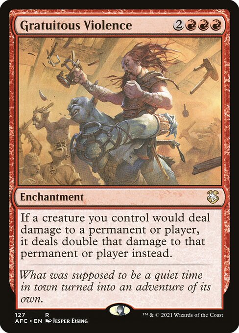 Gratuitous Violence [Forgotten Realms Commander - 127]